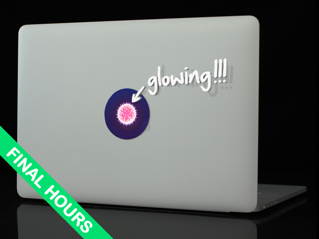 tabtag - glowing, removable and reusable MacBook stickers's video poster