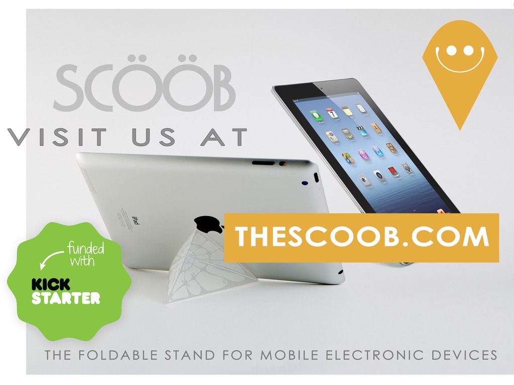 Scööb - the stand for your tablet's video poster