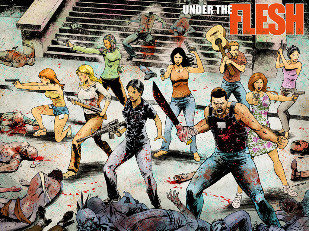 UNDER THE FLESH #1 - Grindhouse Zombie Comic Mashup!'s video poster