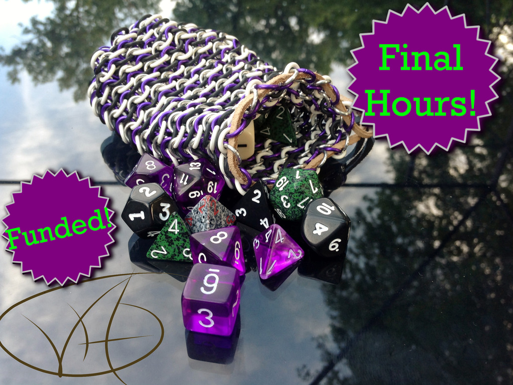 Custom Chainmail Dice Bags by Vitality Handmade Designs's video poster