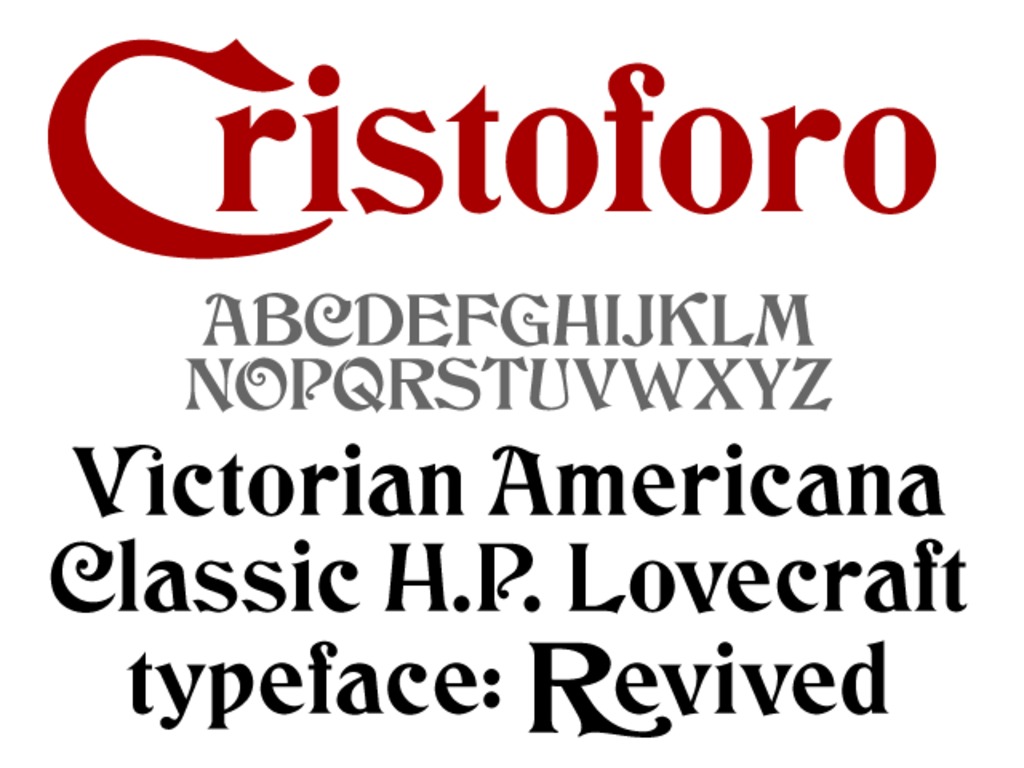 Cristoforo: Reviving Victorian fonts with a Cthulhu history's video poster