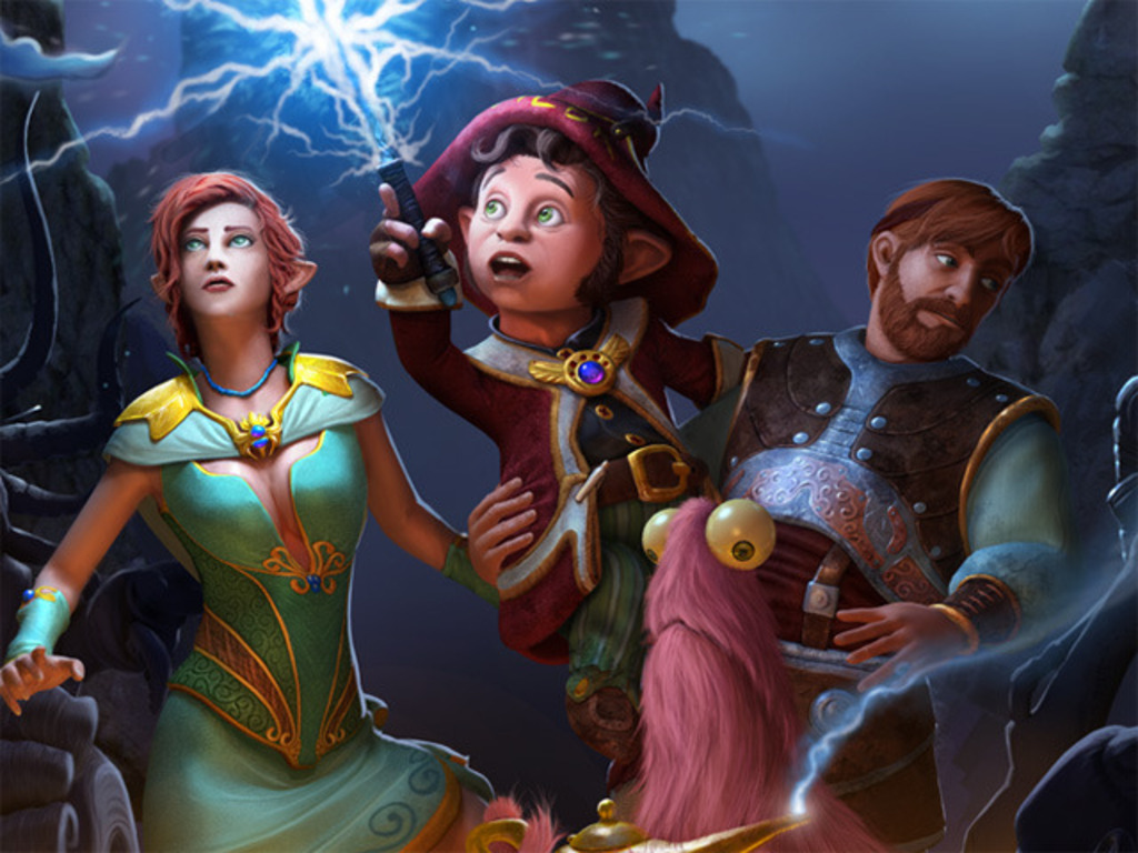 The Book of Unwritten Tales 2's video poster