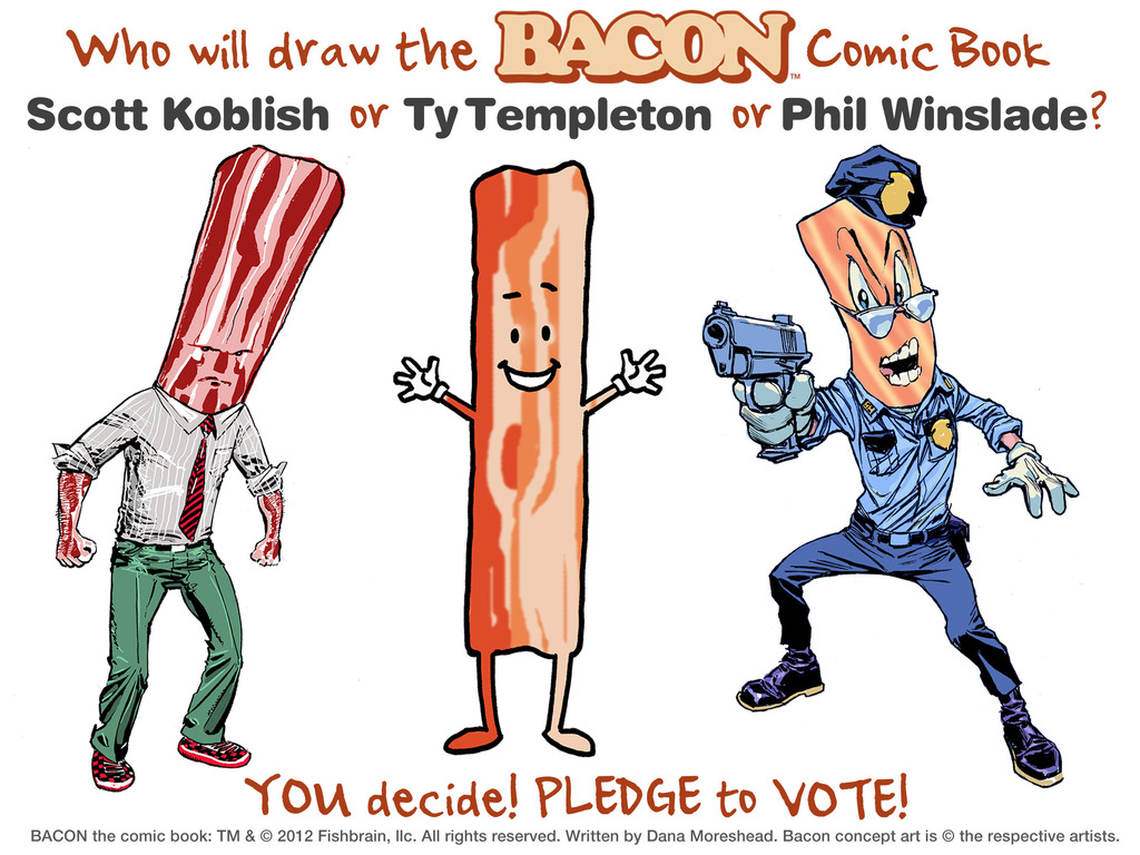 BACON, the comic book.'s video poster