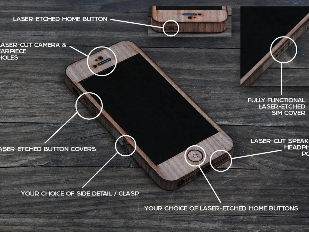Real Wood iPhone Wraps - DIY Kit for iPhone 4/5/6 & More!'s video poster