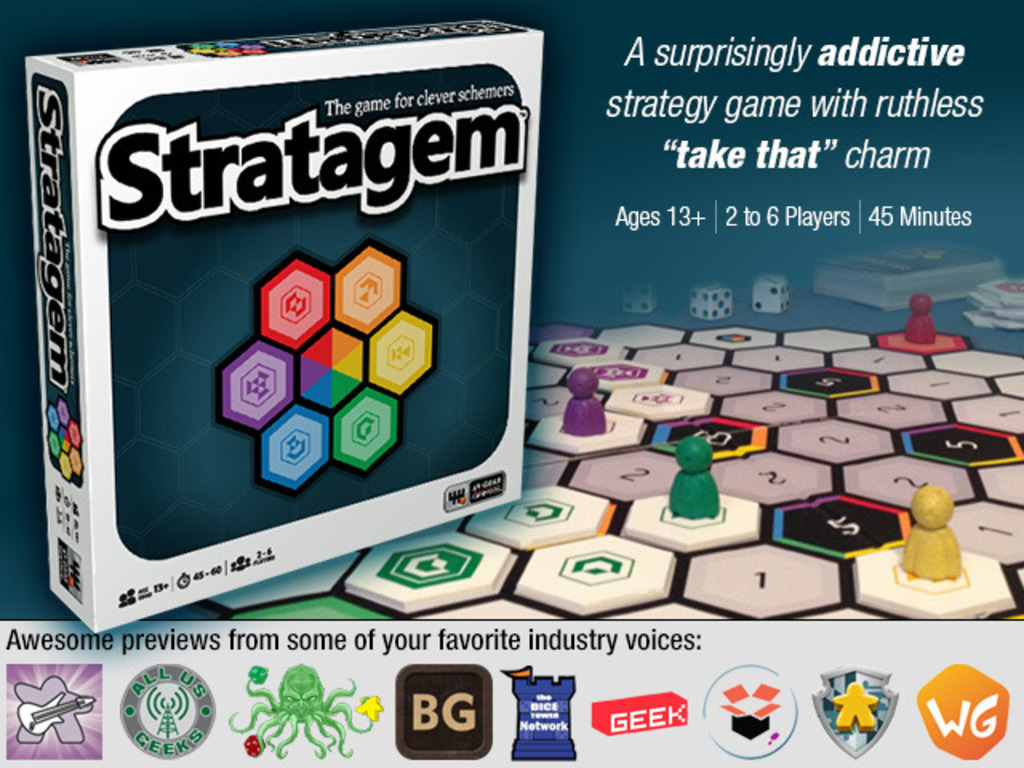 Stratagem, an Abstract Strategy Board Game's video poster
