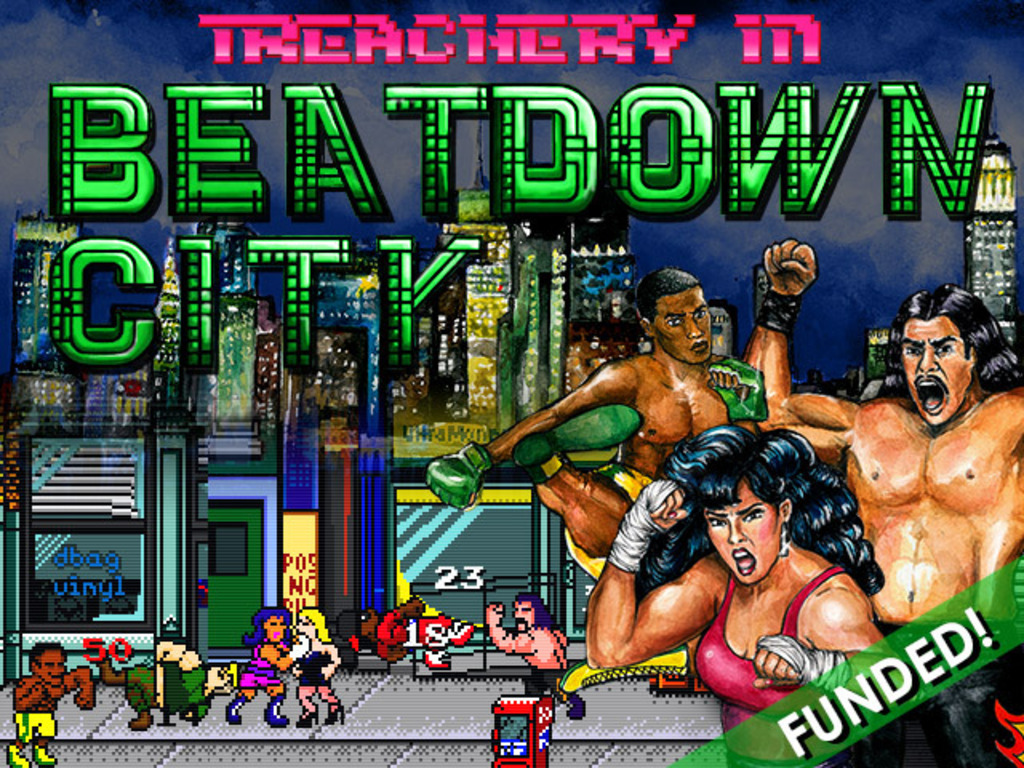 Treachery In Beatdown City: A new way to beat-em-up!'s video poster