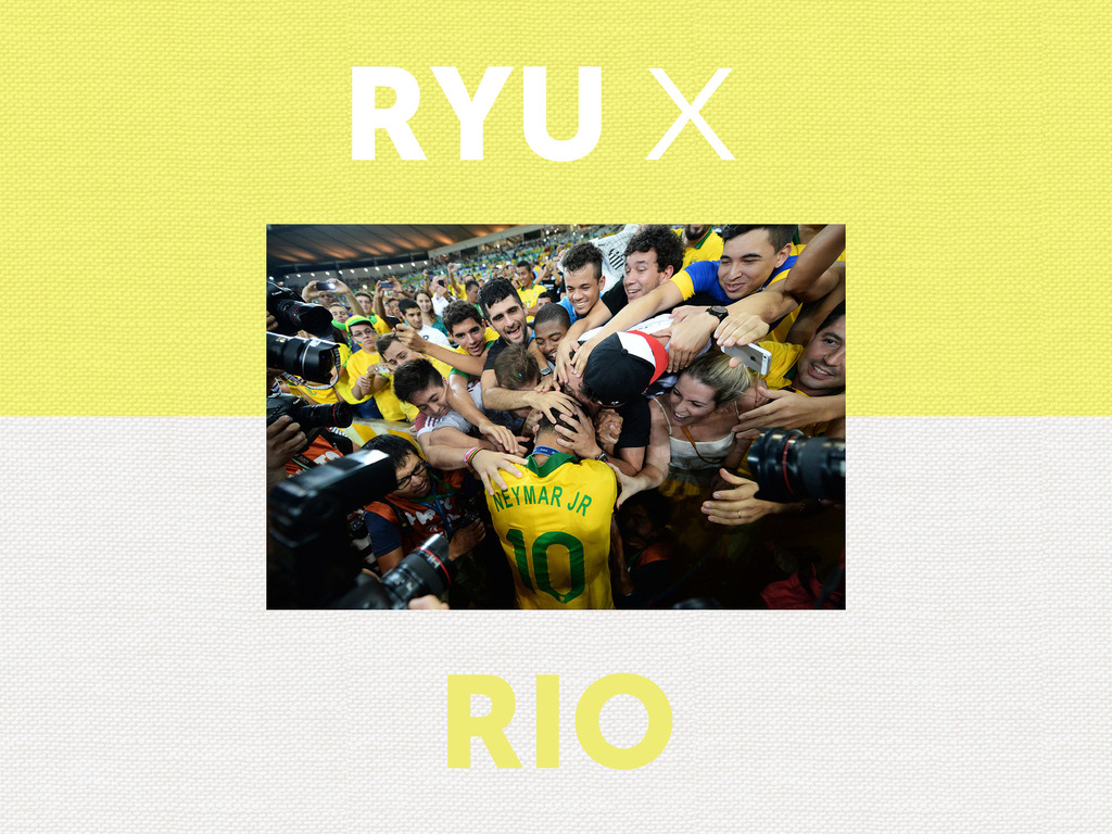 RYU X RIO's video poster